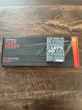 NEW CYBERPOWERPC NOHI O2 RGB Wired USB Keyboard and Elite M2 Mouse
